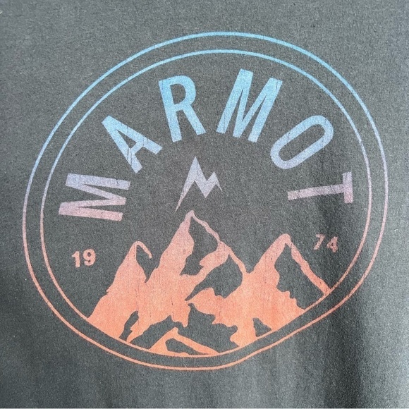 Marmot Men’s Organic Cotton Grey Graphic Logo TShirt, Size XXL - Picture 4 of 7